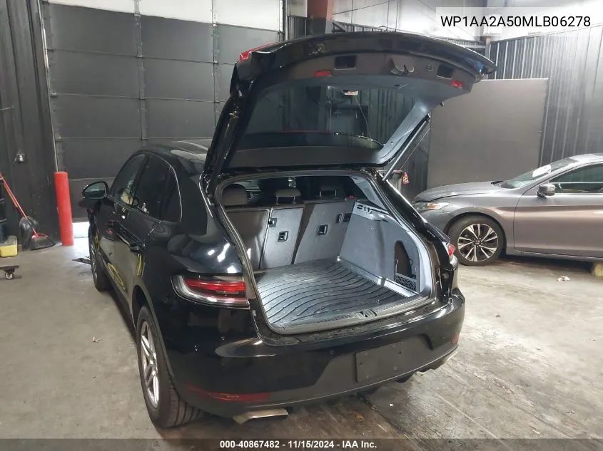 2021 Porsche Macan VIN: WP1AA2A50MLB06278 Lot: 40867482