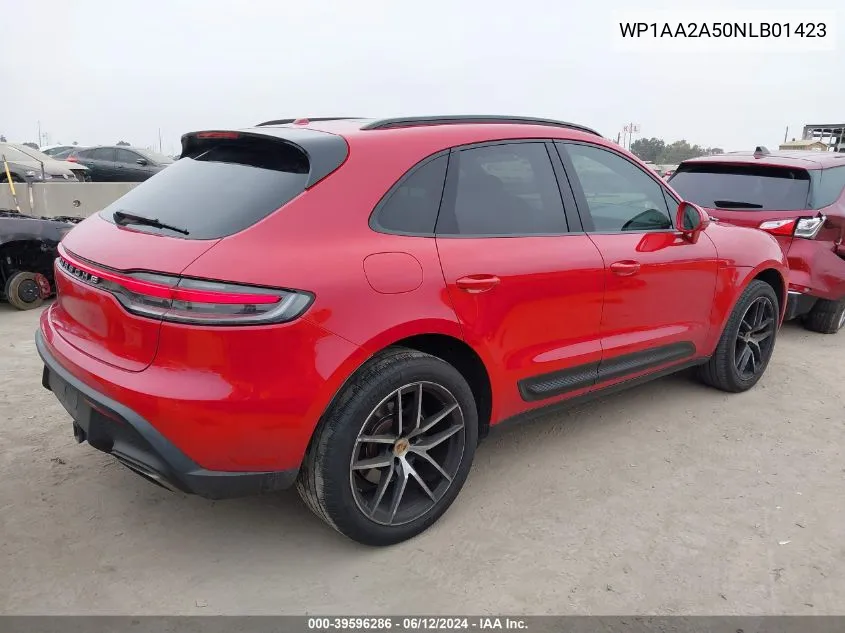 2022 Porsche Macan VIN: WP1AA2A50NLB01423 Lot: 39596286