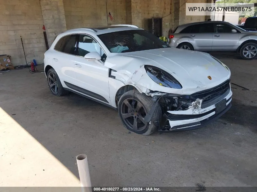 2022 Porsche Macan VIN: WP1AA2A57NLB08675 Lot: 40180277