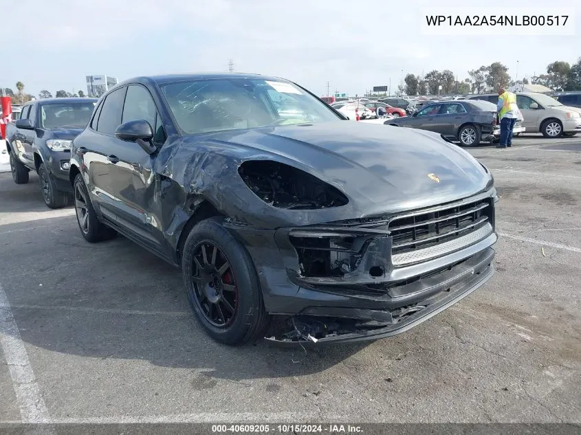 2022 Porsche Macan VIN: WP1AA2A54NLB00517 Lot: 40609205