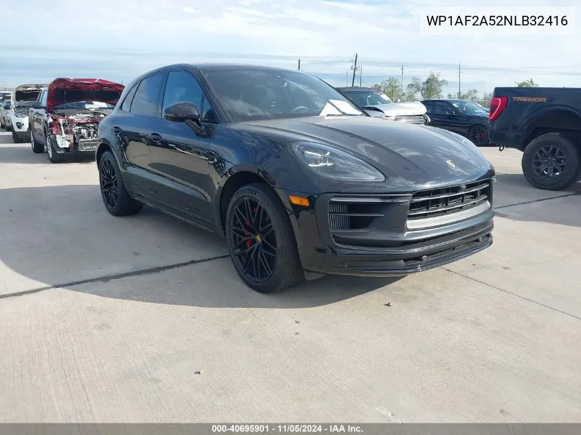 2022 Porsche Macan Gts VIN: WP1AF2A52NLB32416 Lot: 40695901