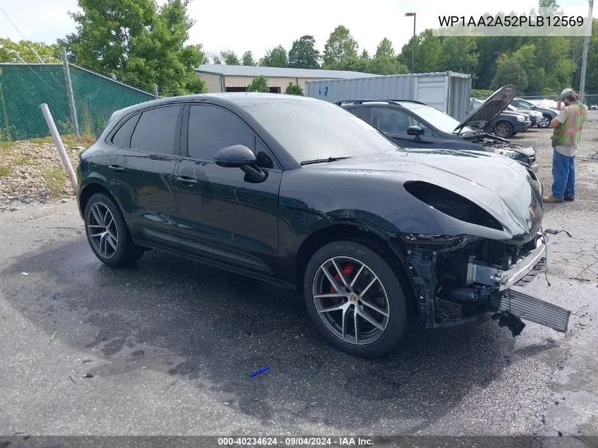 2023 Porsche Macan T VIN: WP1AA2A52PLB12569 Lot: 40234624