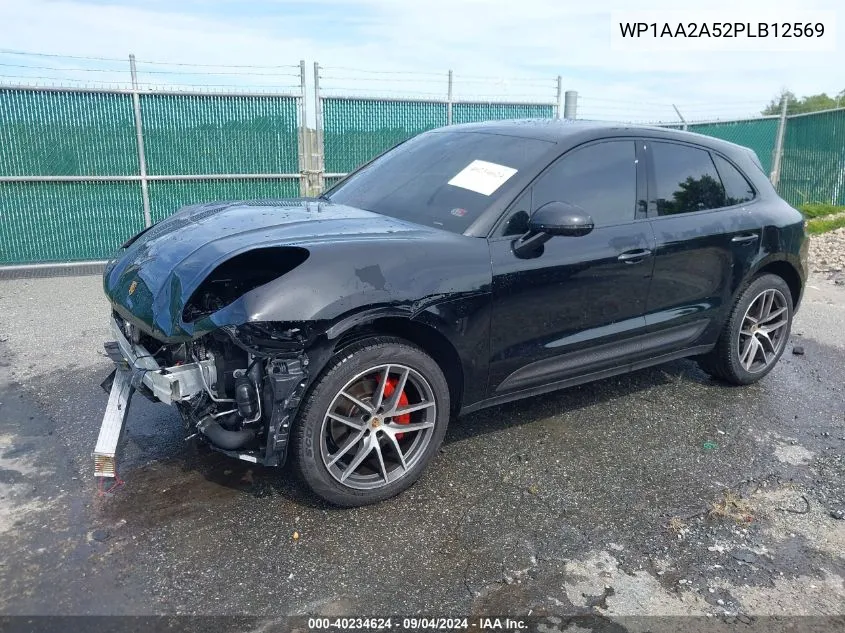 2023 Porsche Macan T VIN: WP1AA2A52PLB12569 Lot: 40234624