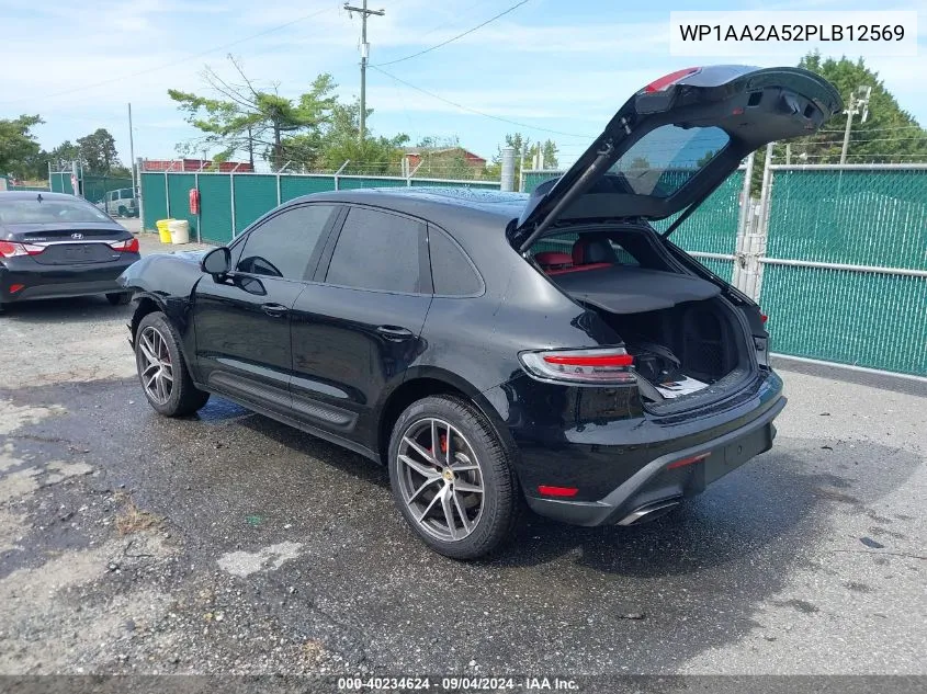 2023 Porsche Macan T VIN: WP1AA2A52PLB12569 Lot: 40234624