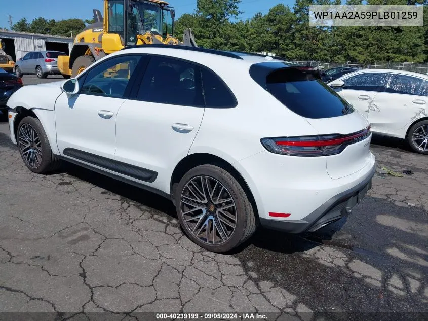 2023 Porsche Macan T VIN: WP1AA2A59PLB01259 Lot: 40239199