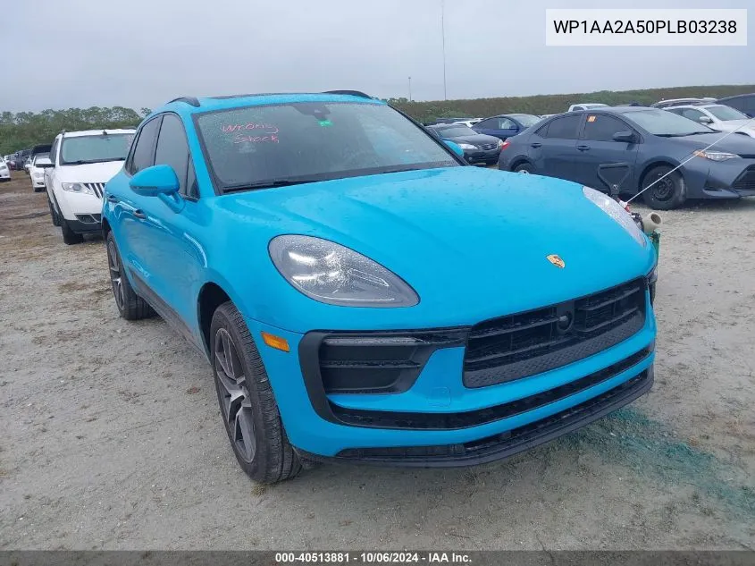 2023 Porsche Macan T VIN: WP1AA2A50PLB03238 Lot: 40513881