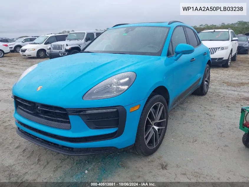 2023 Porsche Macan T VIN: WP1AA2A50PLB03238 Lot: 40513881