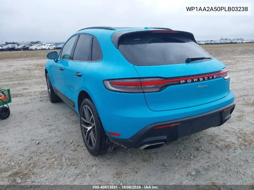 2023 Porsche Macan T VIN: WP1AA2A50PLB03238 Lot: 40513881