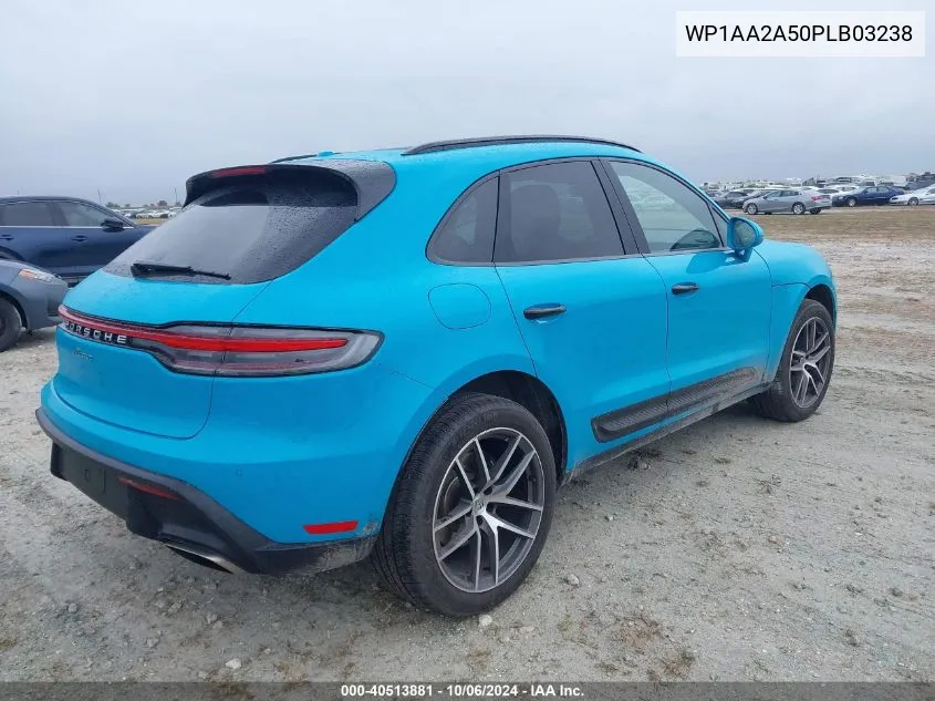 2023 Porsche Macan T VIN: WP1AA2A50PLB03238 Lot: 40513881