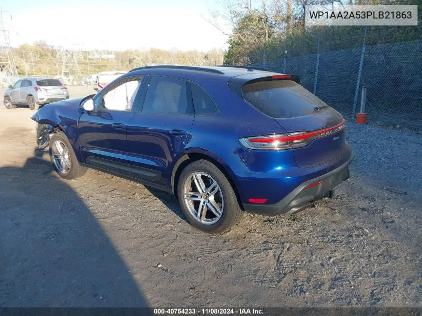 2023 Porsche Macan T VIN: WP1AA2A53PLB21863 Lot: 40754233