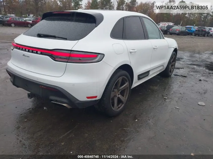 2023 Porsche Macan T VIN: WP1AA2A59PLB18305 Lot: 40840745