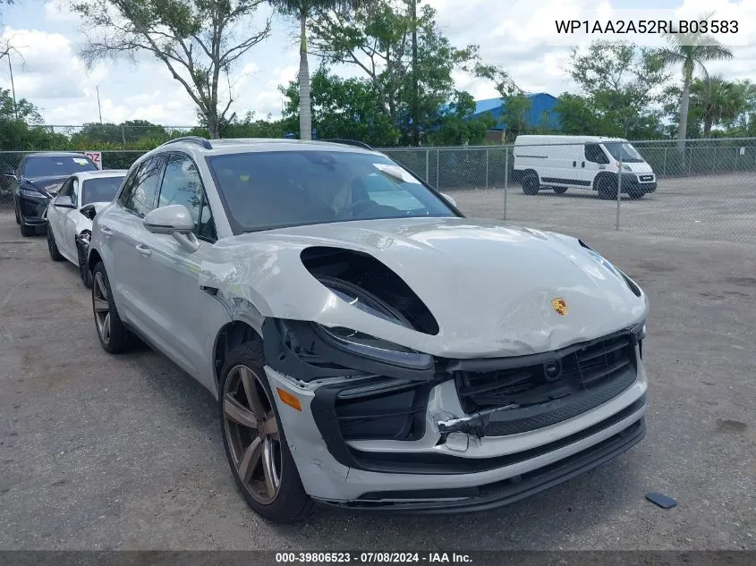 WP1AA2A52RLB03583 2024 Porsche Macan T