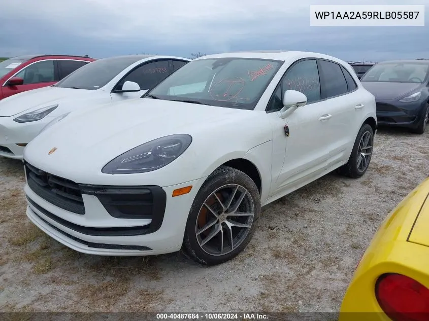 2024 Porsche Macan T VIN: WP1AA2A59RLB05587 Lot: 40487684