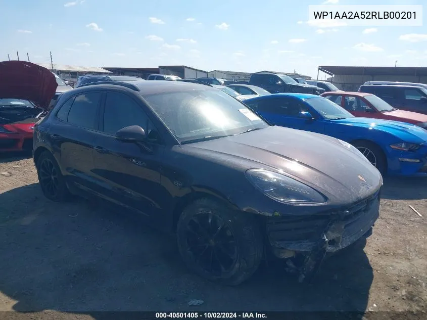 2024 Porsche Macan T VIN: WP1AA2A52RLB00201 Lot: 40501405