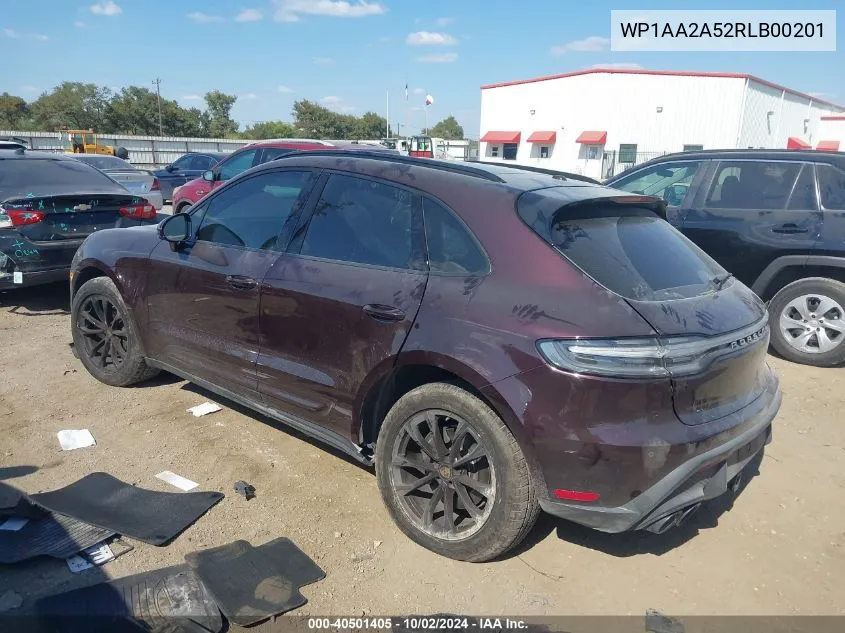 WP1AA2A52RLB00201 2024 Porsche Macan T