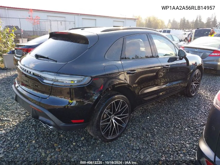 2024 Porsche Macan T VIN: WP1AA2A56RLB14957 Lot: 40612220