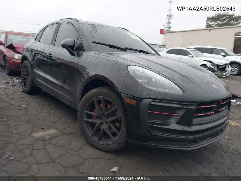 2024 Porsche Macan T VIN: WP1AA2A50RLB02643 Lot: 40795041