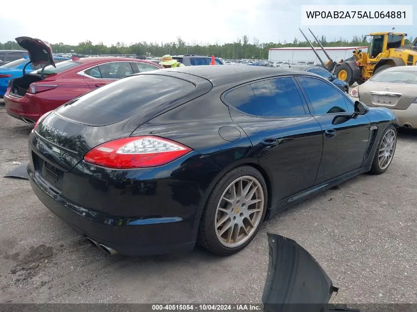 2010 Porsche Panamera 4S/S VIN: WP0AB2A75AL064881 Lot: 40515054