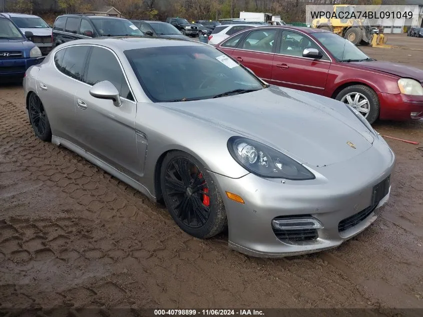 2011 Porsche Panamera Turbo VIN: WP0AC2A74BL091049 Lot: 40798899