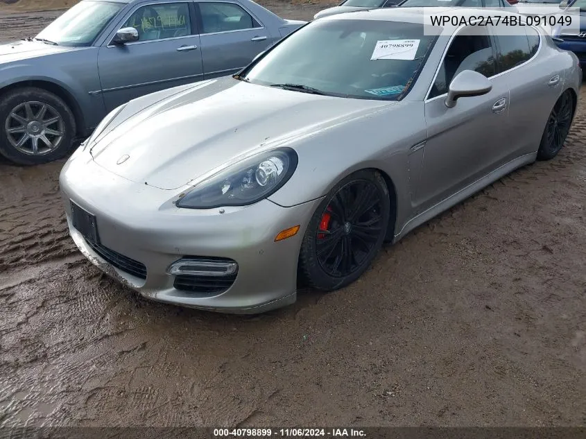 2011 Porsche Panamera Turbo VIN: WP0AC2A74BL091049 Lot: 40798899