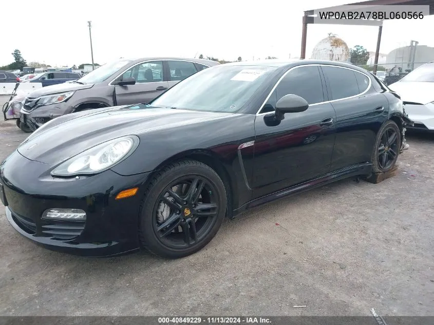 WP0AB2A78BL060566 2011 Porsche Panamera S