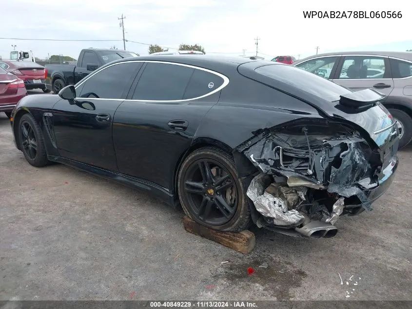 WP0AB2A78BL060566 2011 Porsche Panamera S