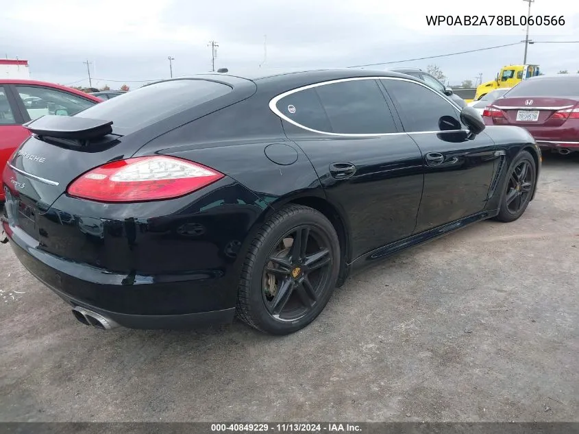 WP0AB2A78BL060566 2011 Porsche Panamera S