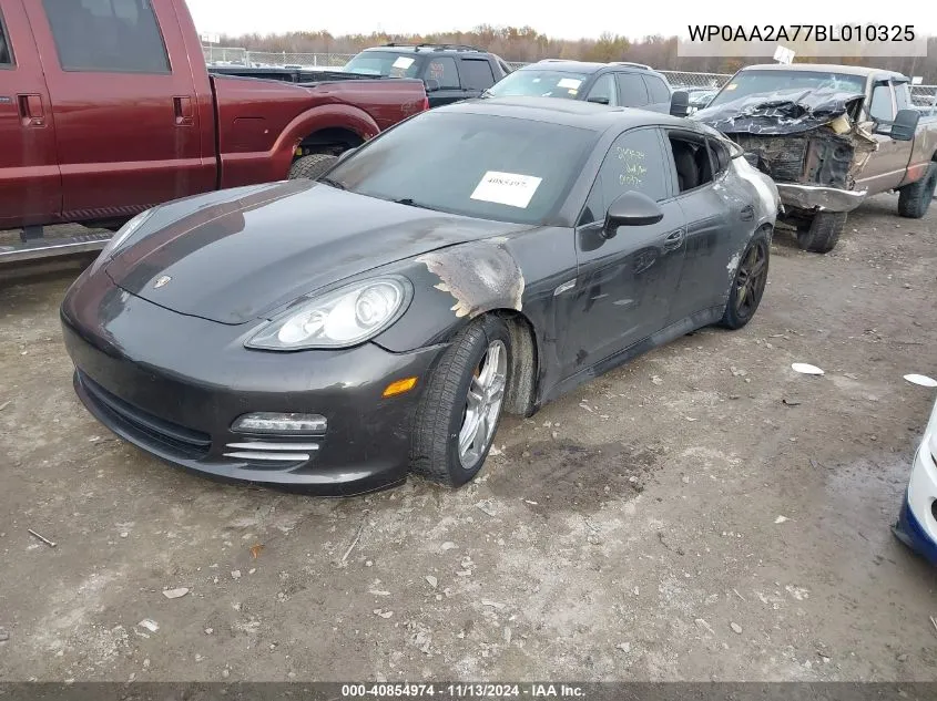 2011 Porsche Panamera 4 VIN: WP0AA2A77BL010325 Lot: 40854974