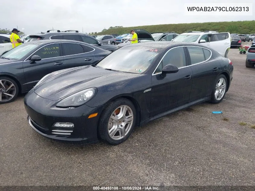 2012 Porsche Panamera S/4 VIN: WP0AB2A79CL062313 Lot: 40493108