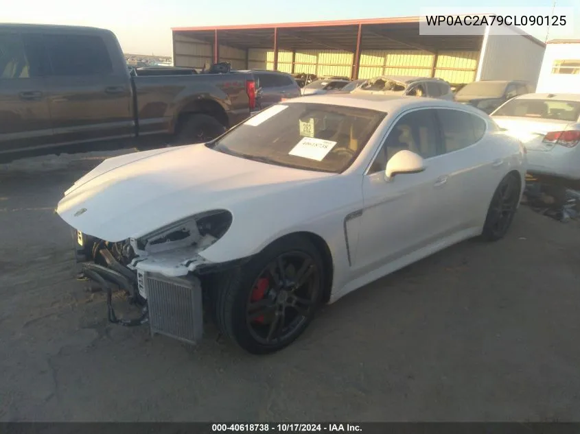 2012 Porsche Panamera Turbo VIN: WP0AC2A79CL090125 Lot: 40618738