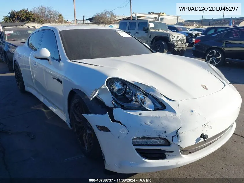 2013 Porsche Panamera Hybrid S VIN: WP0AD2A72DL045297 Lot: 40789737