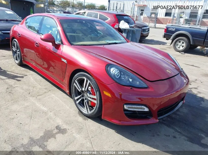 2013 Porsche Panamera Gts VIN: WP0AF2A75DL075677 Lot: 40801145