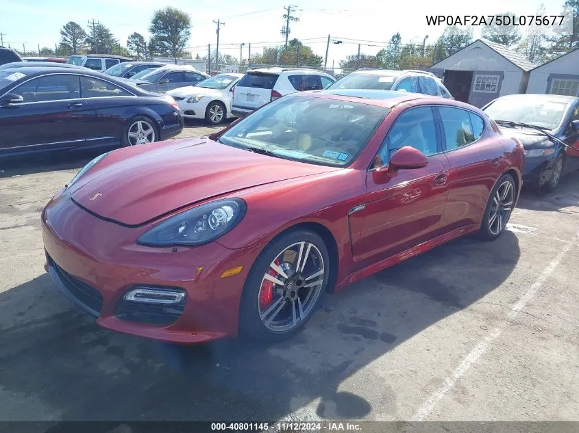 2013 Porsche Panamera Gts VIN: WP0AF2A75DL075677 Lot: 40801145