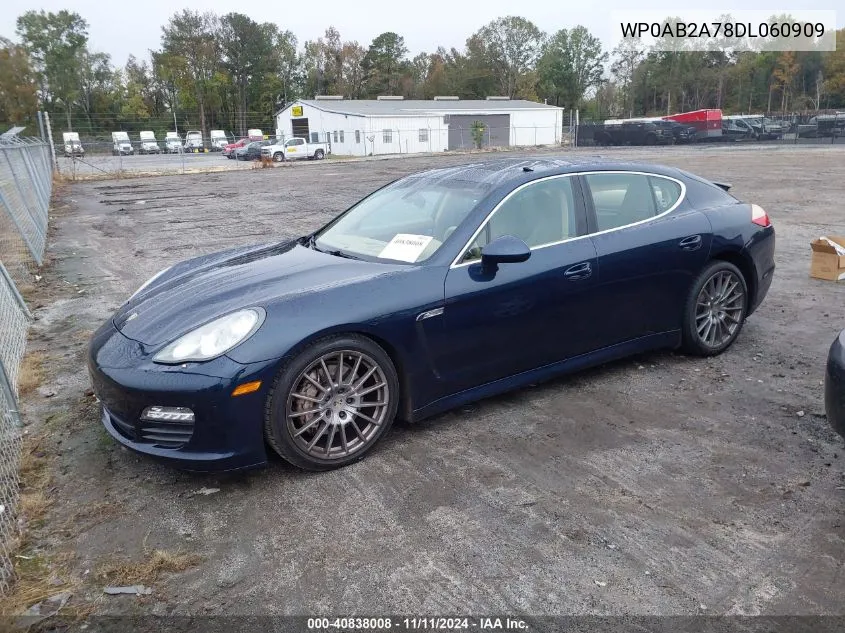 2013 Porsche Panamera 4S/S VIN: WP0AB2A78DL060909 Lot: 40838008