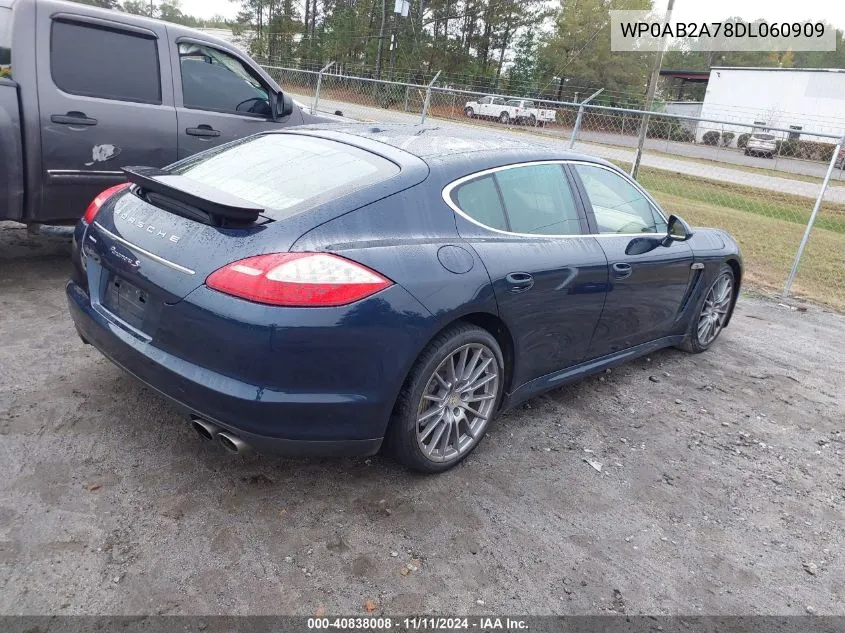 2013 Porsche Panamera 4S/S VIN: WP0AB2A78DL060909 Lot: 40838008