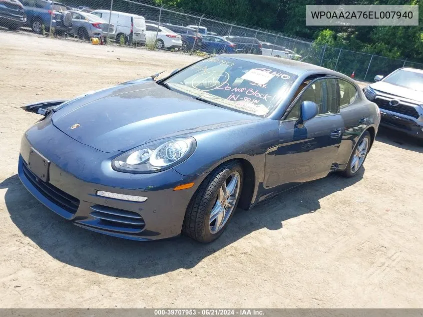 WP0AA2A76EL007940 2014 Porsche Panamera 4