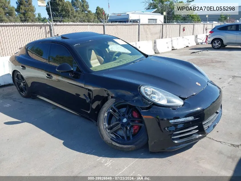 2014 Porsche Panamera S VIN: WP0AB2A70EL055298 Lot: 39926849