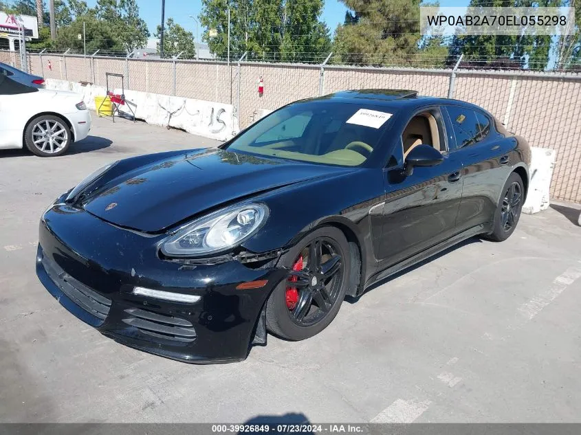 2014 Porsche Panamera S VIN: WP0AB2A70EL055298 Lot: 39926849