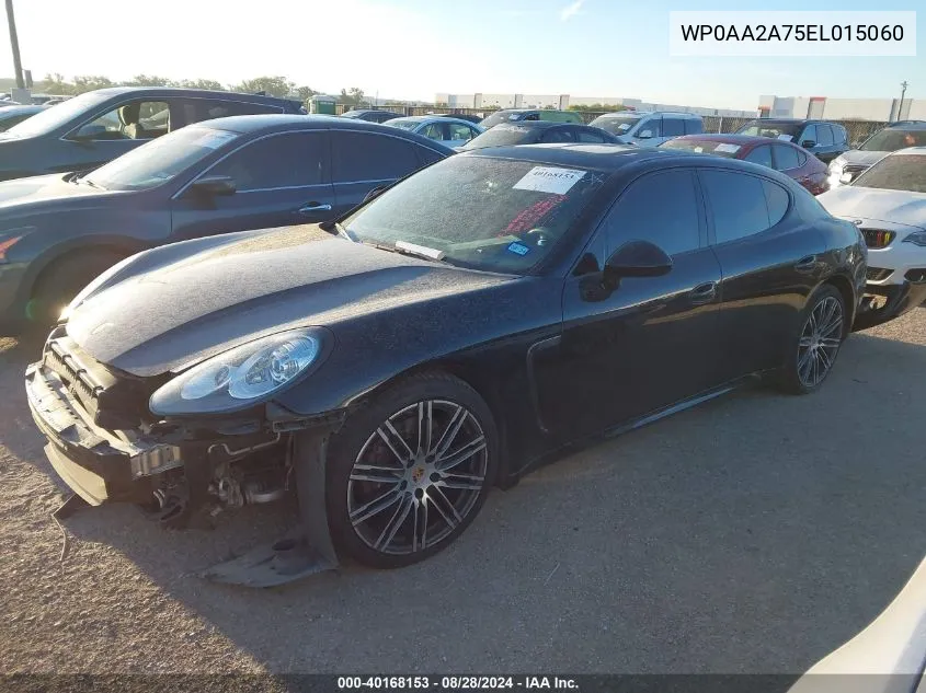 2014 Porsche Panamera 4 VIN: WP0AA2A75EL015060 Lot: 40168153