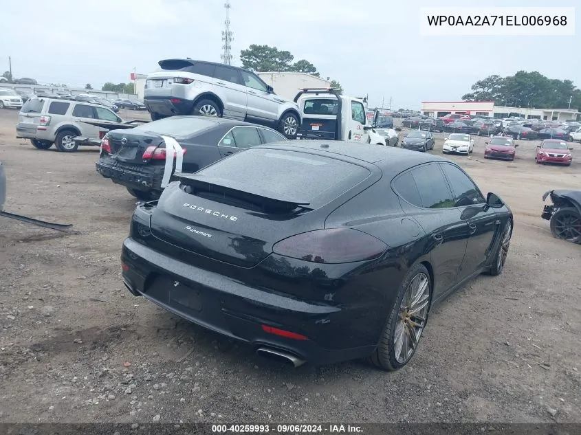 2014 Porsche Panamera 4 VIN: WP0AA2A71EL006968 Lot: 40259993