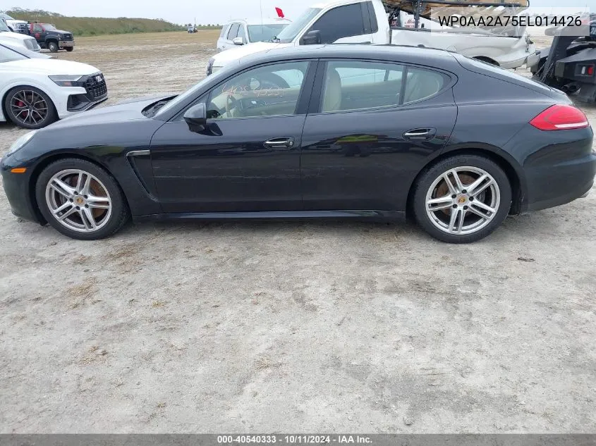 2014 Porsche Panamera 4 VIN: WP0AA2A75EL014426 Lot: 40540333