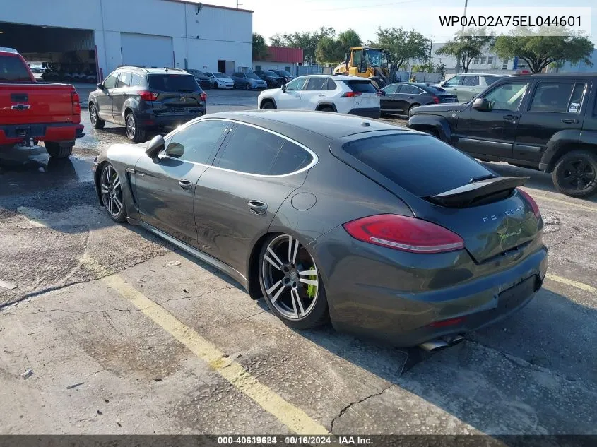 2014 Porsche Panamera E-Hybrid S VIN: WP0AD2A75EL044601 Lot: 40619624