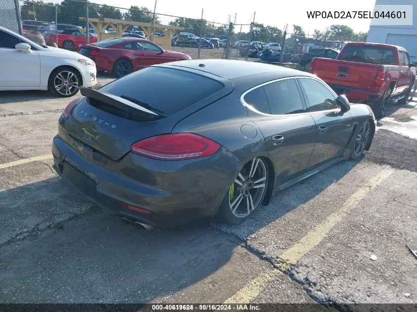 2014 Porsche Panamera E-Hybrid S VIN: WP0AD2A75EL044601 Lot: 40619624