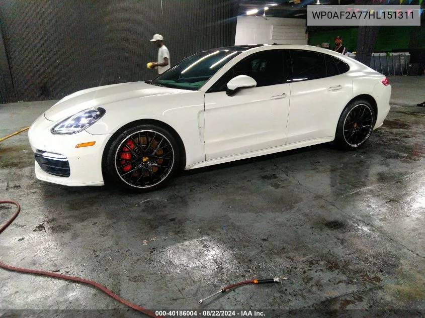 WP0AF2A77HL151311 2017 Porsche Panamera Turbo