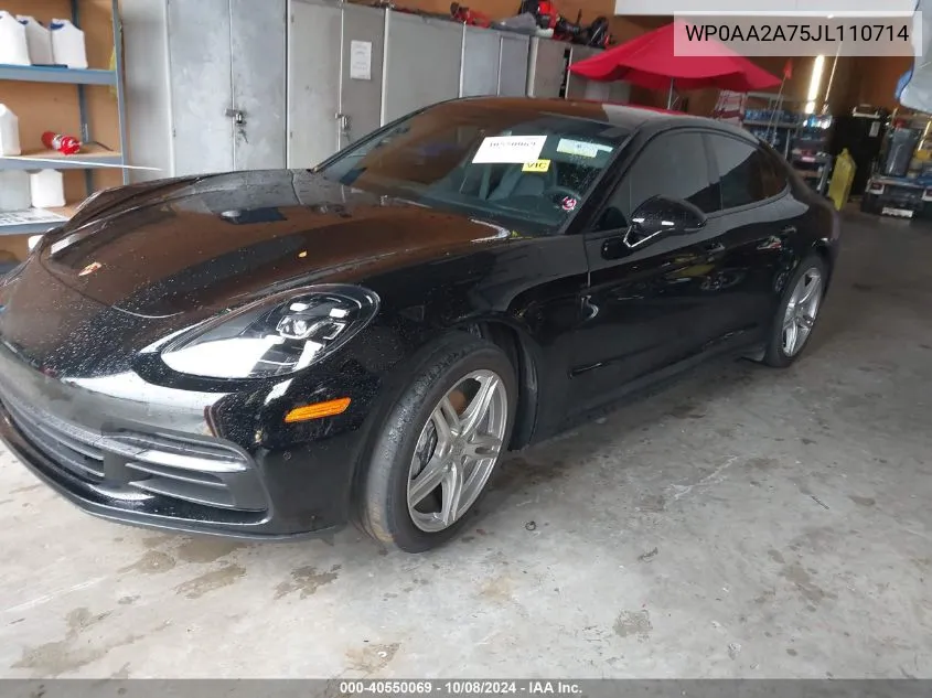 2018 Porsche Panamera 4 VIN: WP0AA2A75JL110714 Lot: 40550069