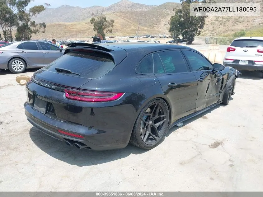 2020 Porsche Panamera Sport Turismo 4 VIN: WP0CA2A77LL180095 Lot: 39551836