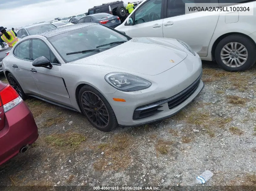 2020 Porsche Panamera 4 VIN: WP0AA2A79LL100304 Lot: 40501613