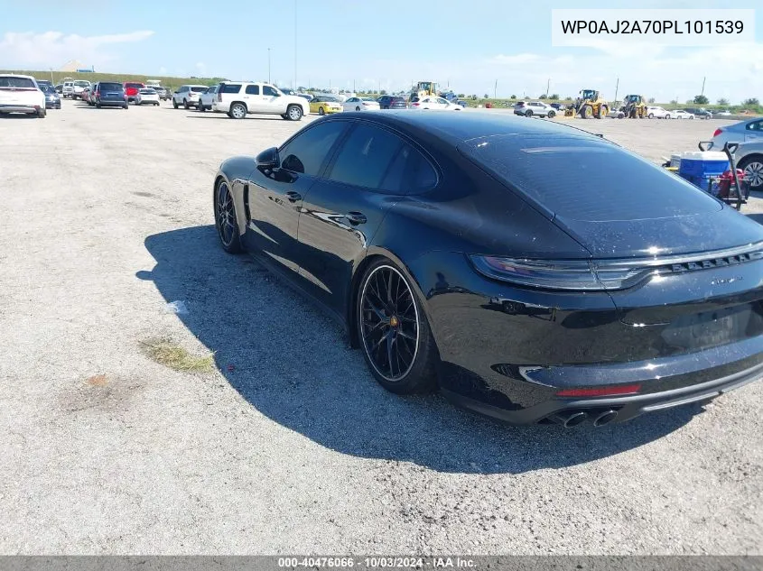 2023 Porsche Panamera 4/4 Platinum Edition/Platinum Edition VIN: WP0AJ2A70PL101539 Lot: 40476066