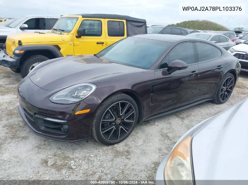 2023 Porsche Panamera Platinum Edition/4/4 Plat VIN: WP0AJ2A78PL103376 Lot: 40508750