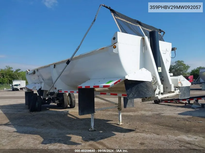 2021 Puma 32' Dump Semi-Trailer VIN: 3S9PHBV29MW092057 Lot: 40209640